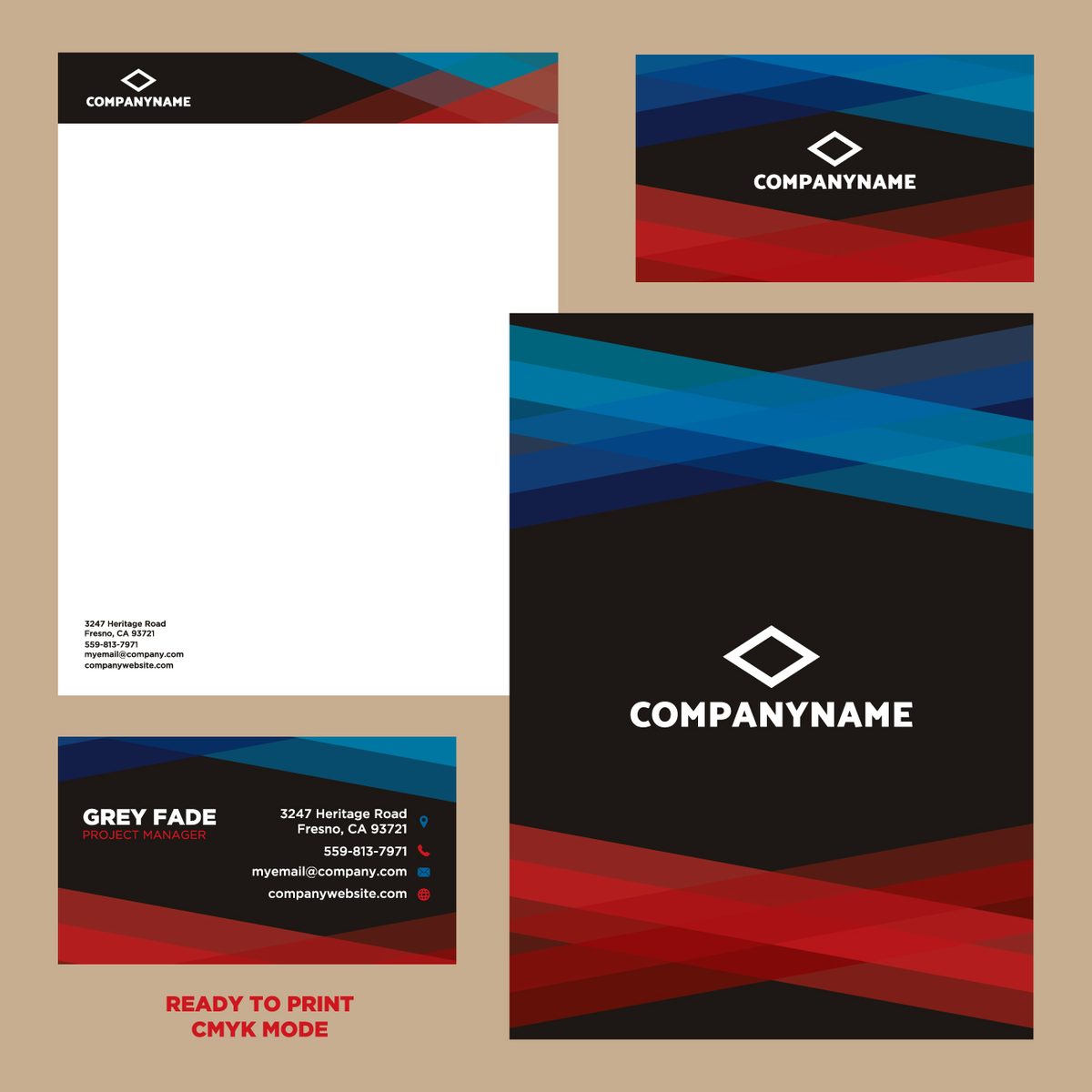 Business stationery printing — letterheads and cards Canterbury